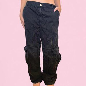 urban outfitters black cargo pants